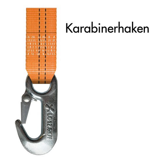 Stück - SpanSet SPANNFIX Druckratsche 1000/35 - 4 m - ohne Haken - einteilig - (2.000 daN, 35 mm)