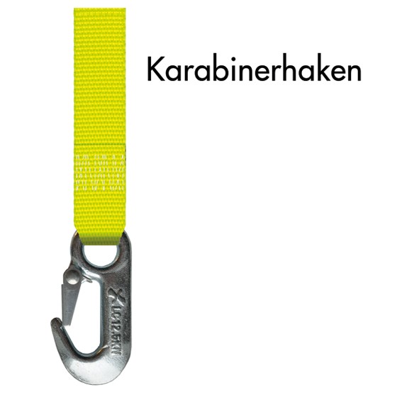 Stück - SpanSet Qualitäts-Druckratsche 500/25 - 4 m - ohne Haken - einteilig - (1.000 daN, 25 mm)