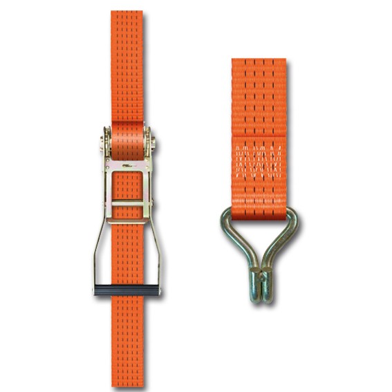 Stück - SpanSet SPANNFIX Druckratsche 2000/50 - 8 m - ohne Haken - einteilig - (4.000 daN, 50 mm)