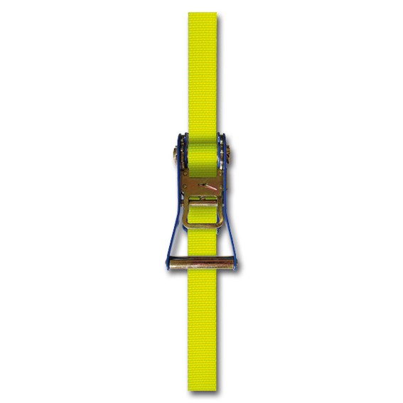 Stück - SpanSet Qualitäts-Druckratsche 500/25 - 4 m - ohne Haken - einteilig - (1.000 daN, 25 mm)