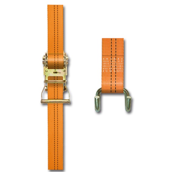 Stück - SpanSet SPANNFIX Druckratsche 1000/35 - 4 m - ohne Haken - einteilig - (2.000 daN, 35 mm)