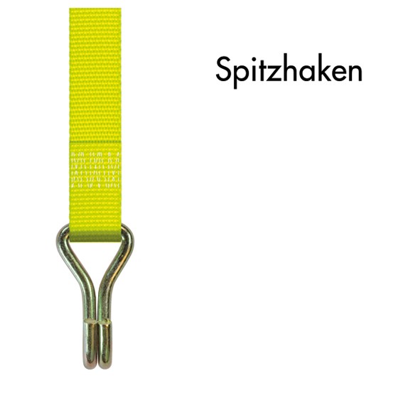 Stück - SpanSet Qualitäts-Druckratsche 500/25 - 4 m - ohne Haken - einteilig - (1.000 daN, 25 mm)