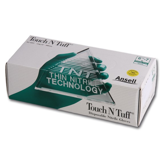 Paket - Ansell TOUCH N TUFF 92-605 - Einmalschutzhandschuhe