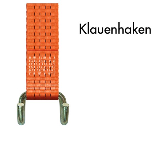 SpanSet SPANNFIX Zugratsche 2500/50 - 8 m - mit Karabinerhaken - zweiteilig - (2.500 daN, 50 mm)